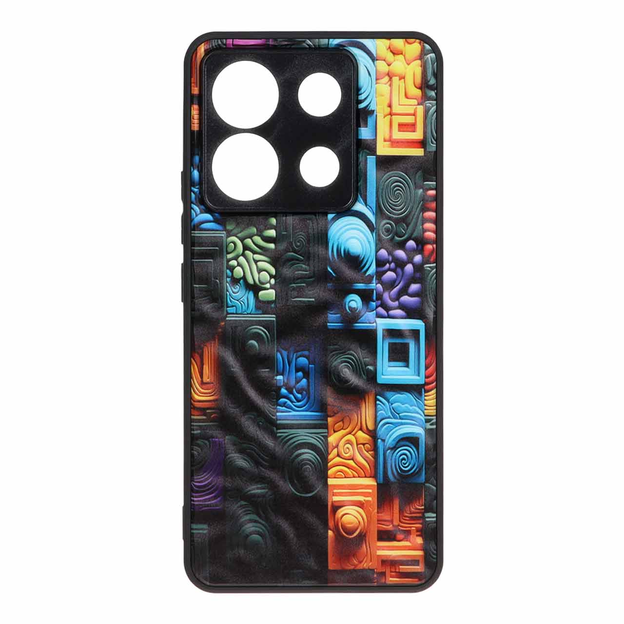 قاب Pucker طرح دار محافظ لنزدار Xiaomi Redmi Note 13 Pro 5G / Poco X6 5G