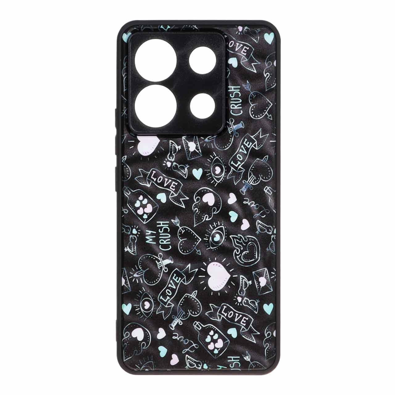 قاب Pucker طرح دار محافظ لنزدار Xiaomi Redmi Note 13 Pro 5G / Poco X6 5G