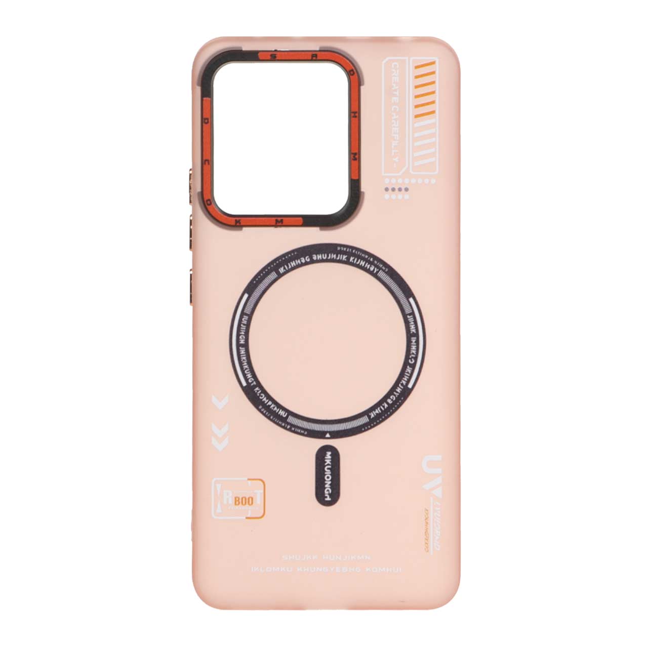 قاب RT طرح مگ سیف Xiaomi Redmi Note 13 4G - گلبهی
