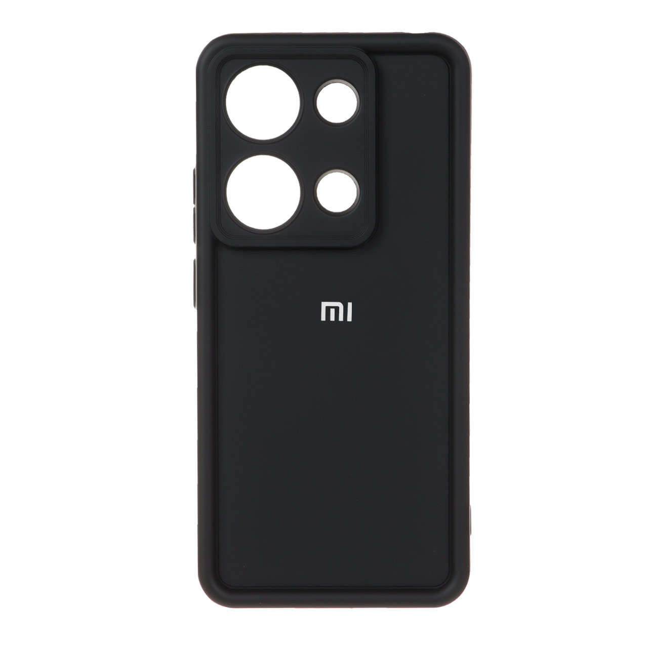 قاب Solid Case لوگو برجسته Xiaomi Redmi Note 13 Pro 4G / Poco M6 Pro 4G - مشکی