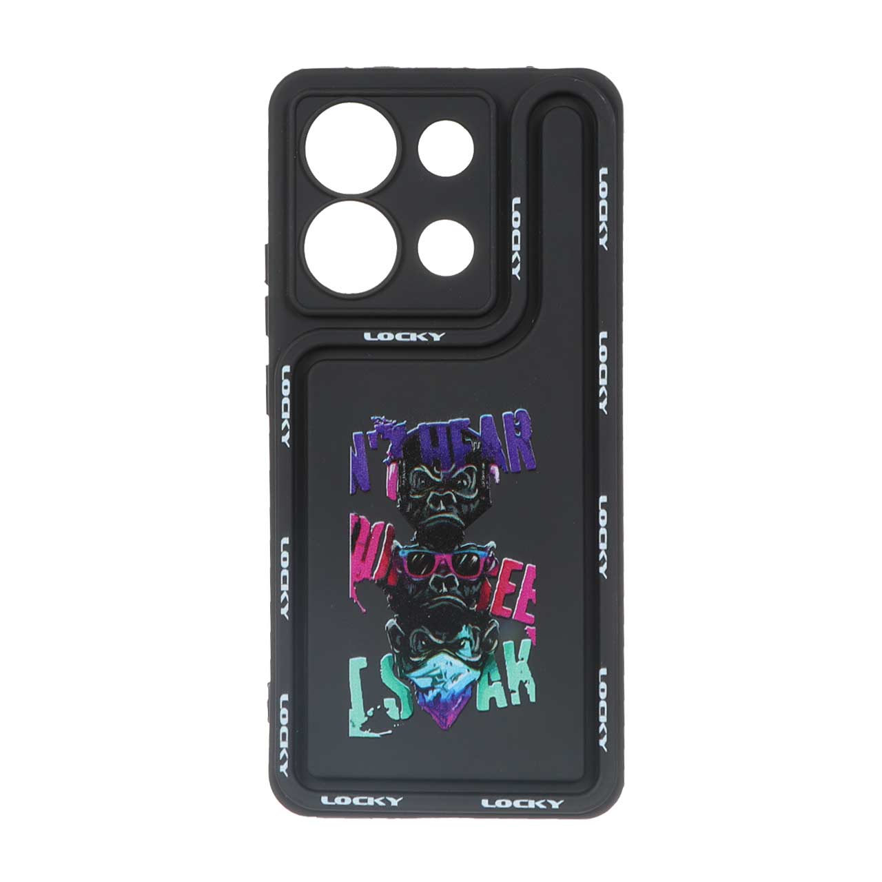قاب Solid Case منحنی LUCKY طرح دار Xiaomi Redmi Note 13 4G