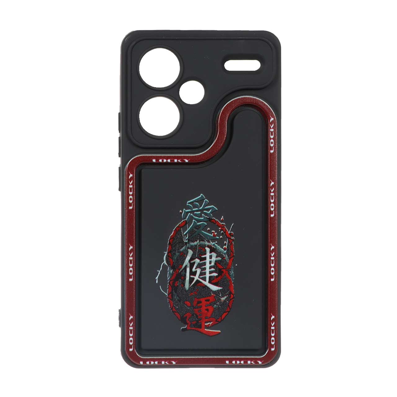قاب Solid Case منحنی LUCKY طرح دار Xiaomi Redmi Note 13 Pro Plus