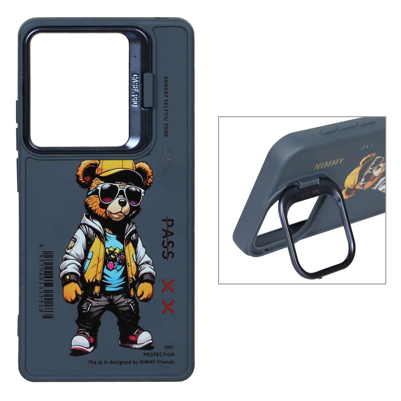 قاب Case Pro طرح دار Xiaomi Redmi Note 13 Pro 4G / Poco M6 Pro 4G