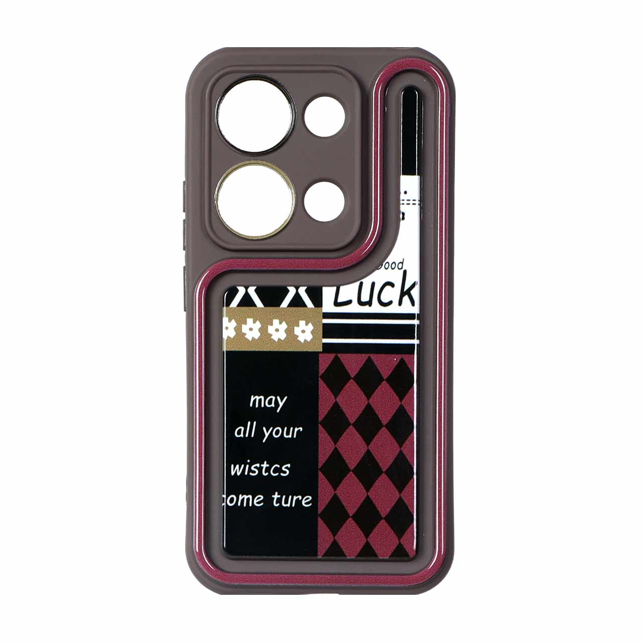 قاب Solid Case منحنی طرح دار Xiaomi Redmi Note 13 Pro 4G / Poco M6 Pro 4G