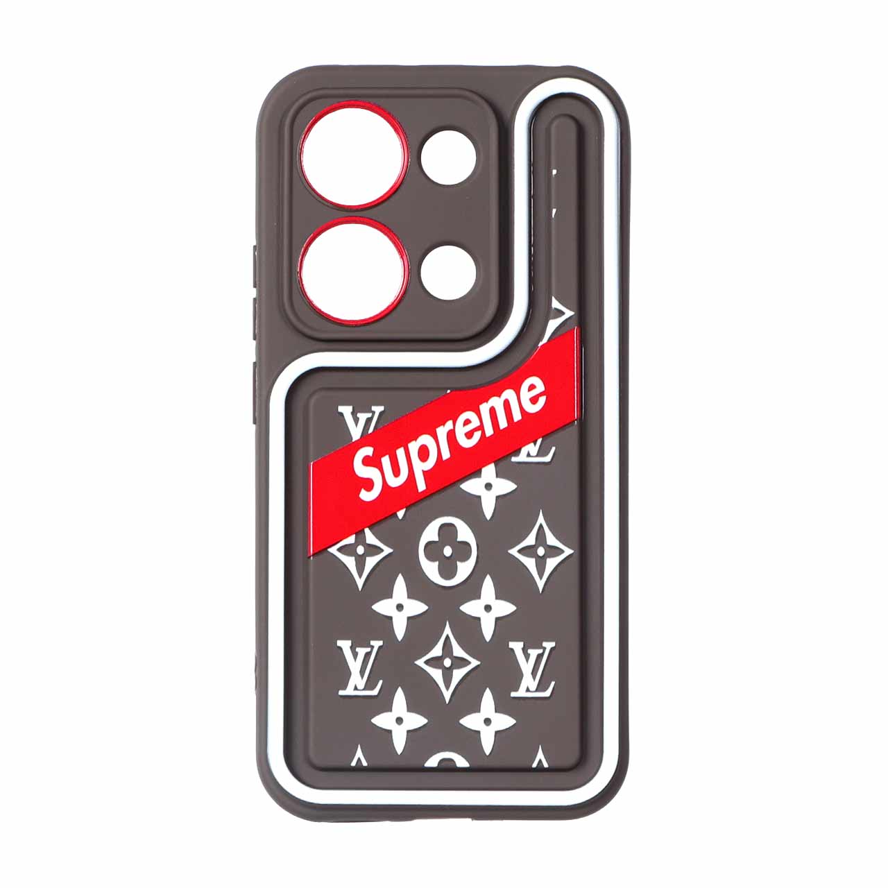 قاب Solid Case منحنی طرح دار Xiaomi Redmi Note 13 Pro 4G / Poco M6 Pro 4G