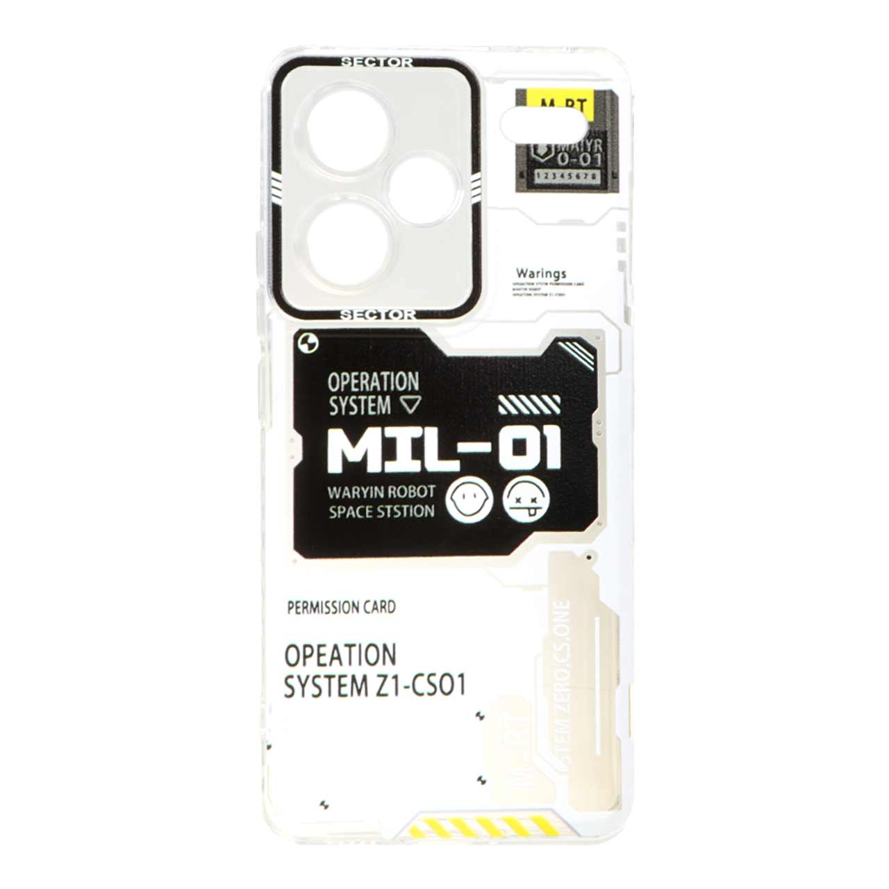 قاب ژله ای طرح دار SECTOR مدل Xiaomi Redmi Note 13 Pro Plus