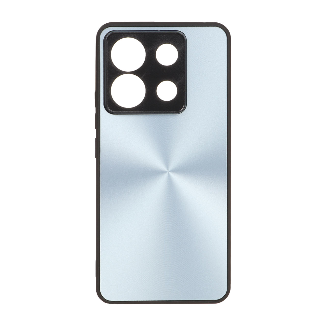 قاب لیزری دور مشکی محافظ لنزدار Xiaomi Redmi Note 13 Pro 5G / Poco X6 5G - آبی