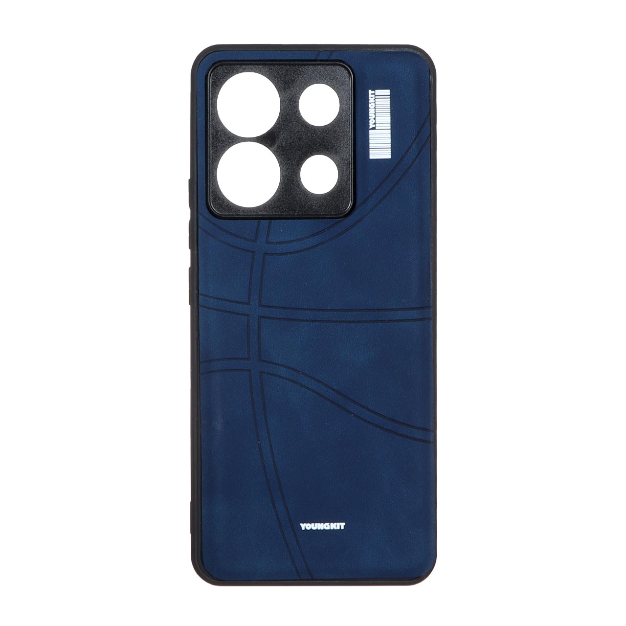 قاب طرح جیر بسکتبالی Xiaomi Redmi Note 13 Pro 5G / Poco X6 5G - سرمه ای مشکی