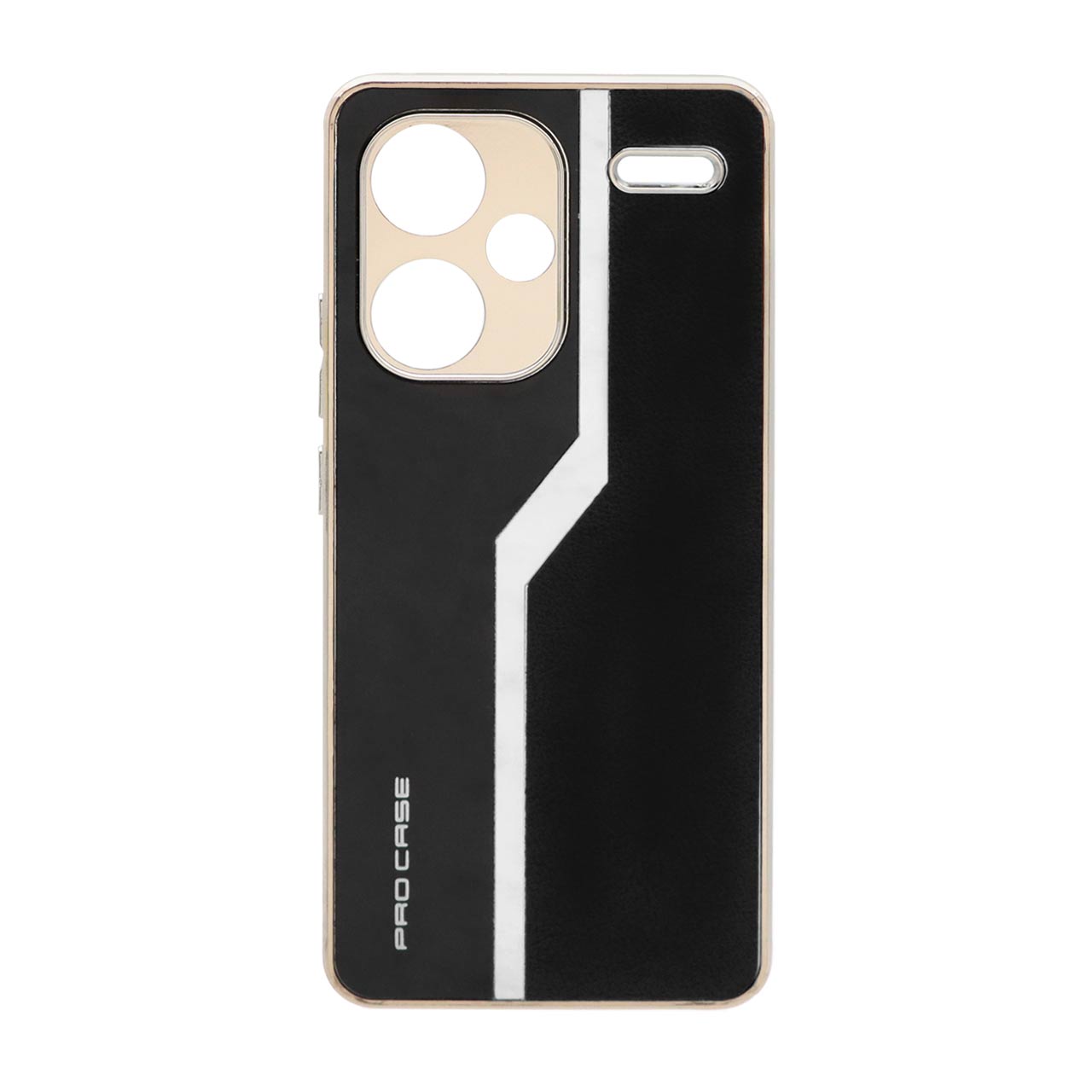 قاب Pro Case دو رنگ آینه ای Xiaomi Redmi Note 13 Pro Plus - مشکی
