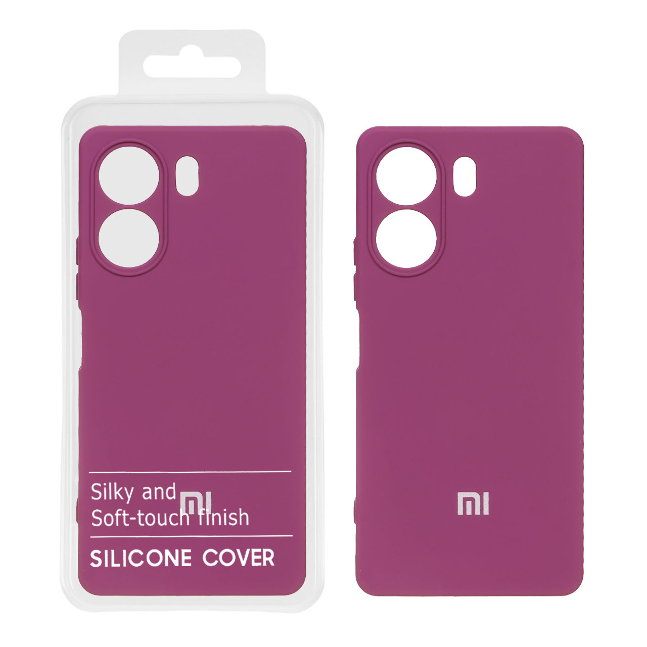 قاب سیلیکونی HighCopy مدل Xiaomi Redmi 13C / Poco C65 - بنفش