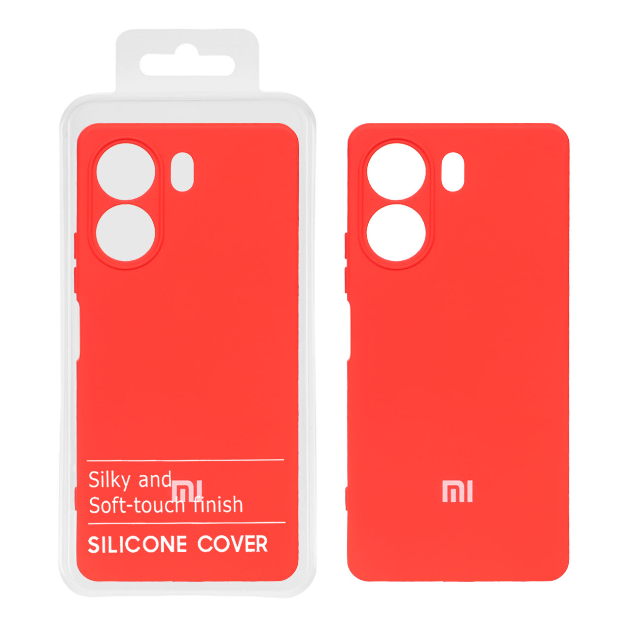 قاب سیلیکونی HighCopy مدل Xiaomi Redmi 13C / Poco C65 - قرمز