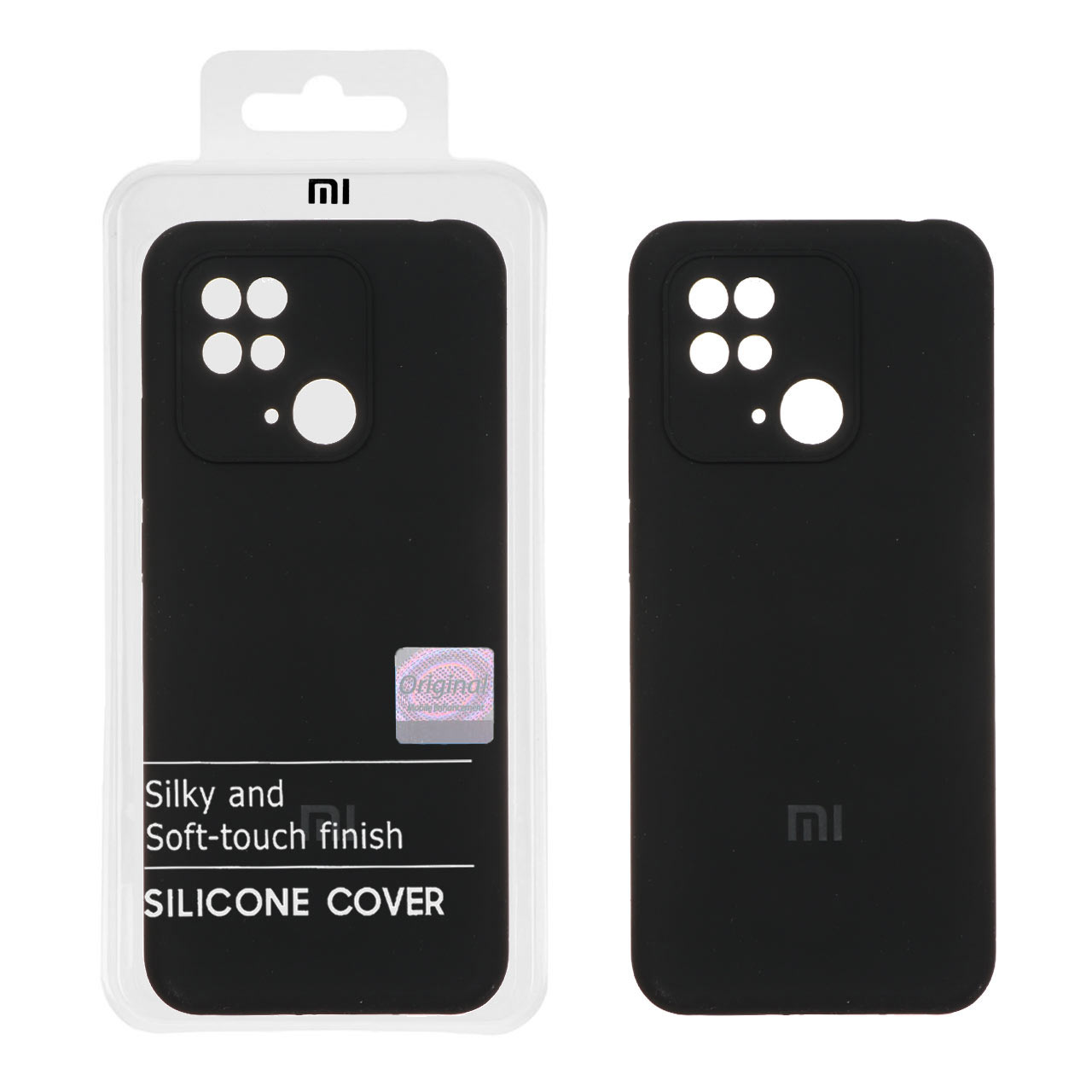 قاب سیلیکونی پاک کنی اورجینال Master Quality مدل Xiaomi Redmi 10C / Redmi 10 Power / Poco C40 - مشکی