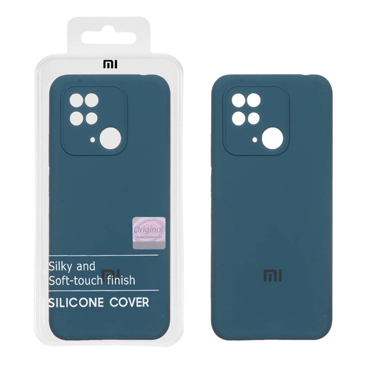 قاب سیلیکونی پاک کنی اورجینال Master Quality مدل Xiaomi Redmi 10C / Redmi 10 Power / Poco C40 - کله غازی