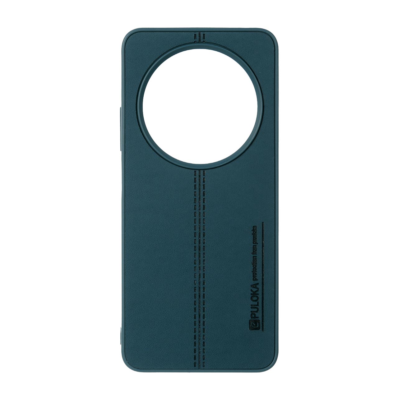 قاب Puloka طرح چرم دوخت دار Xiaomi Redmi 14C / Redmi A4 / Poco C75 - سبز