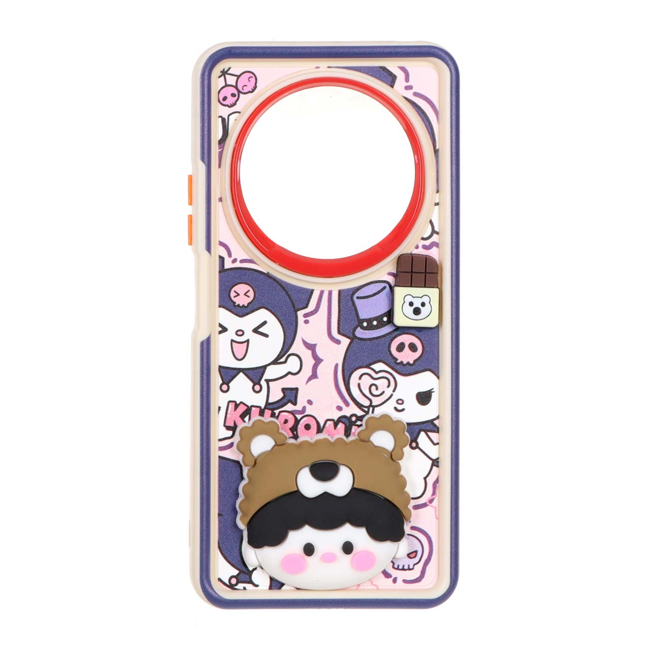 قاب Solid Case عروسک خمیری برجسته لنز رنگی Xiaomi Redmi 14C / Redmi A4 / Poco C75