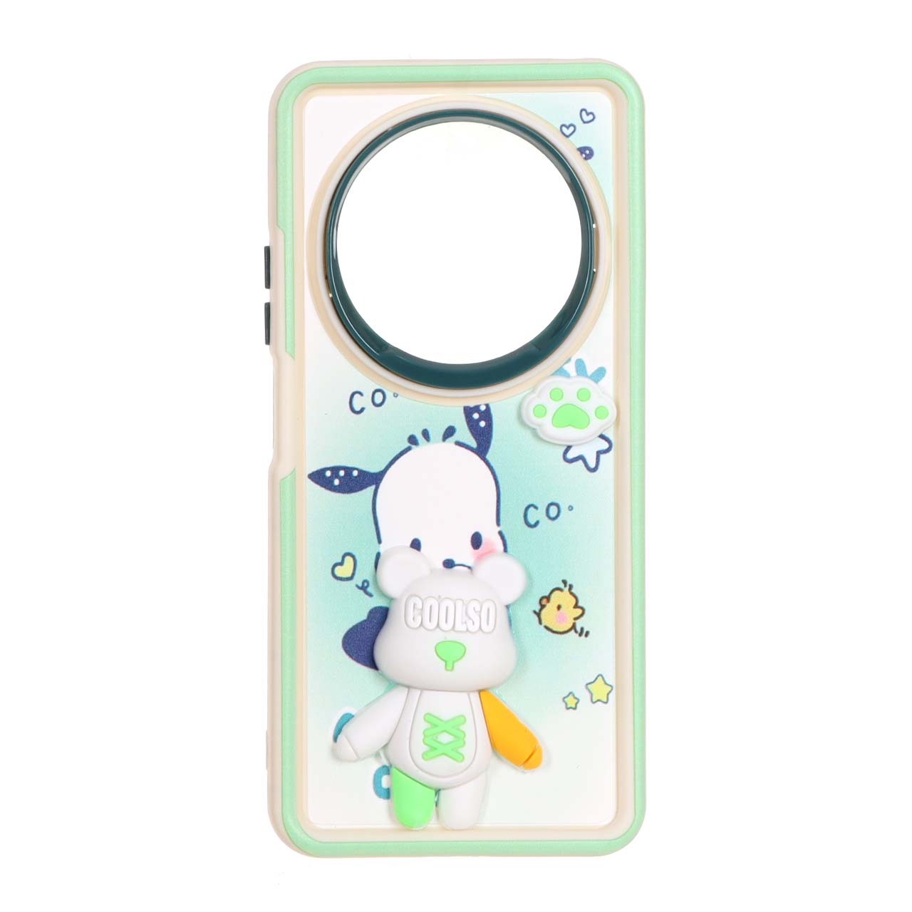 قاب Solid Case عروسک خمیری برجسته لنز رنگی Xiaomi Redmi 14C / Redmi A4 / Poco C75