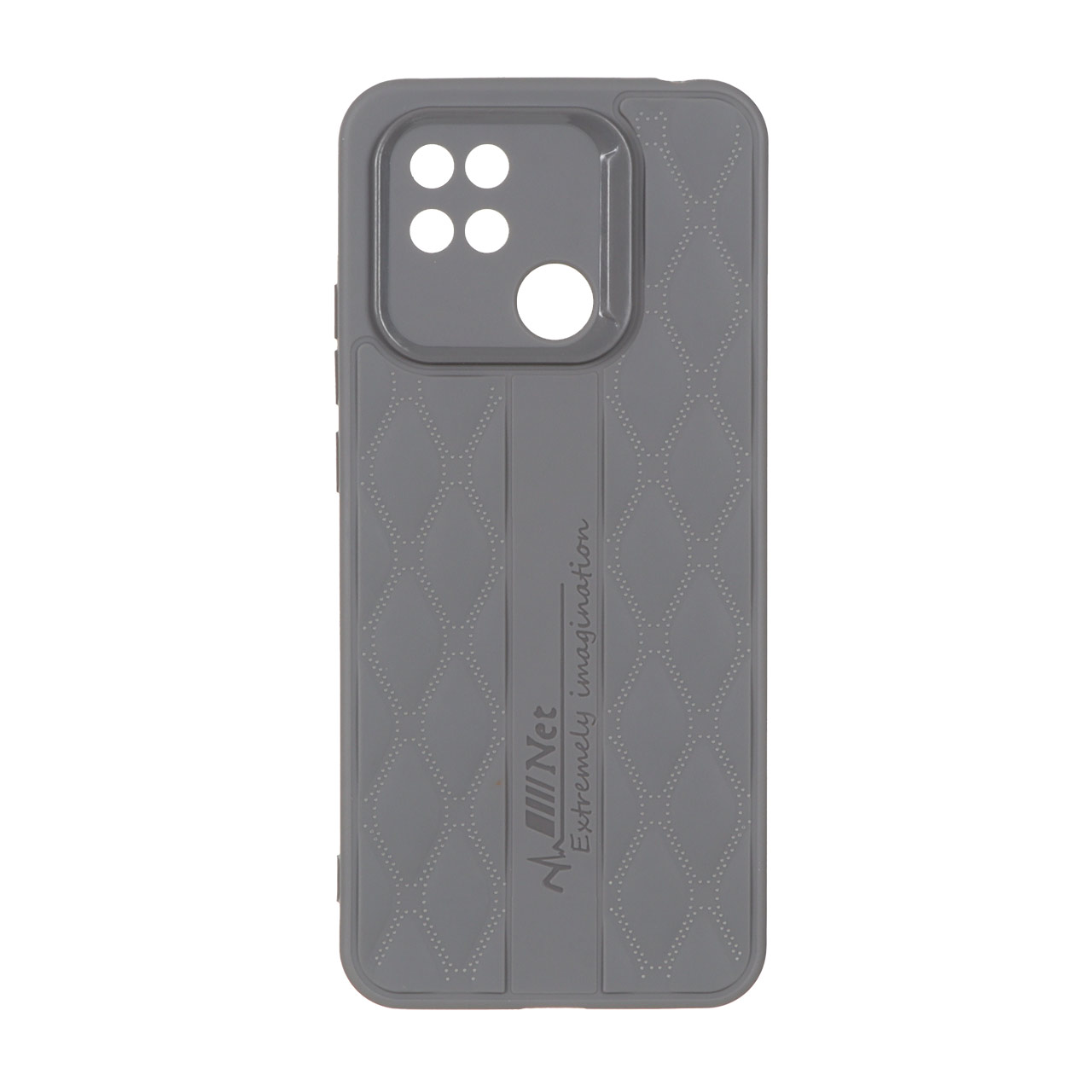 قاب پافر لوزی دور لنز براق Xiaomi Redmi 10C / Redmi 10 Power / Poco C40 - طوسی