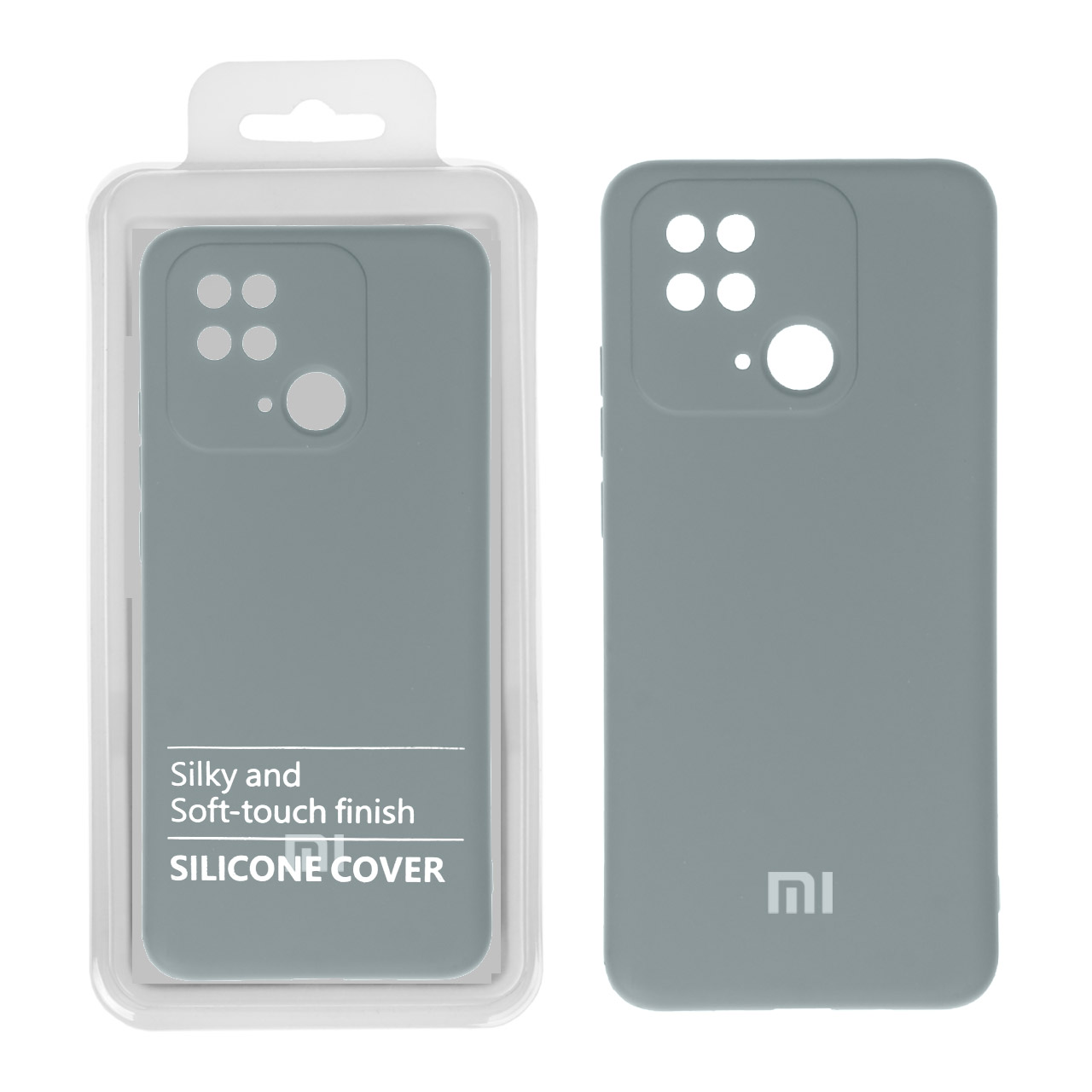 قاب نیو سیلیکون محافظ لنزدار Xiaomi Redmi 10C / Poco C40 - RFF - آبی فیلی