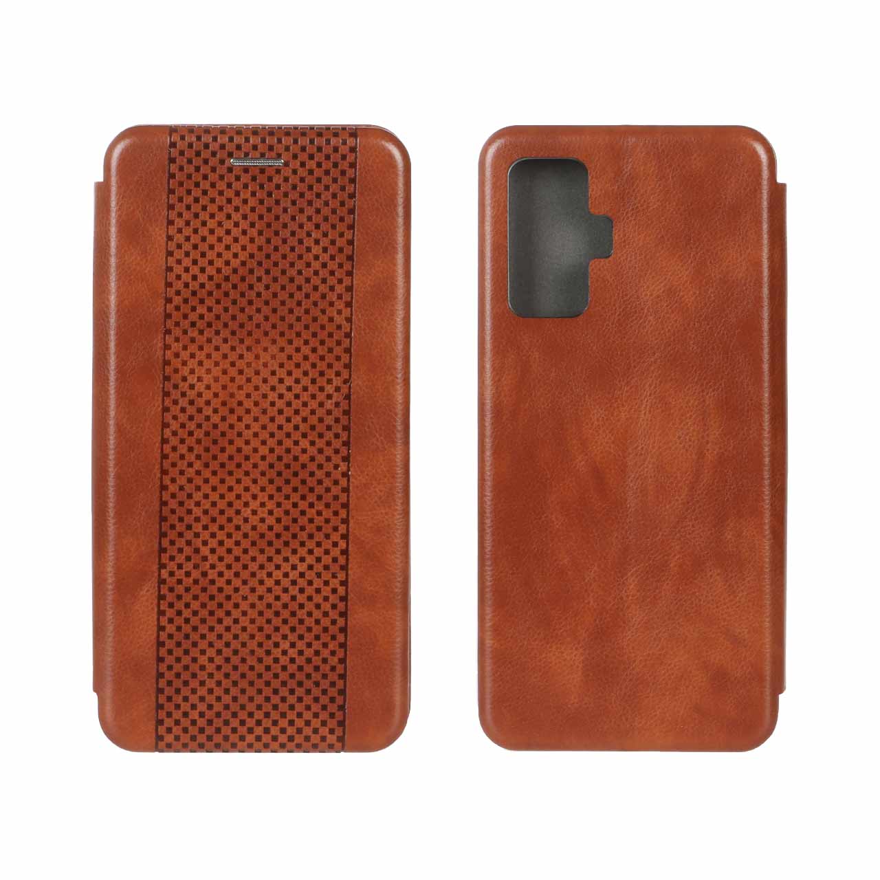 کیف چرمی موبایل مغناطیسی حصیری Xiaomi Poco F4 GT / Redmi K50 Gaming - عسلی
