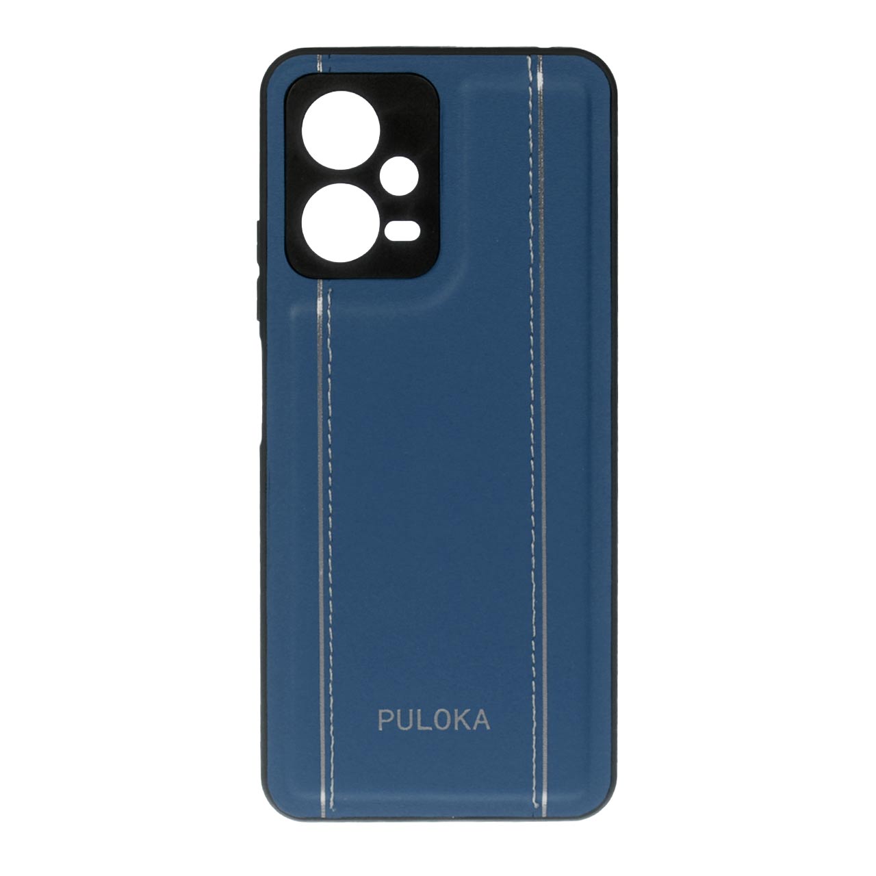 قاب Puloka نقره دوخت Xiaomi Redmi Note 12 5G / Poco X5 - سرمه ای