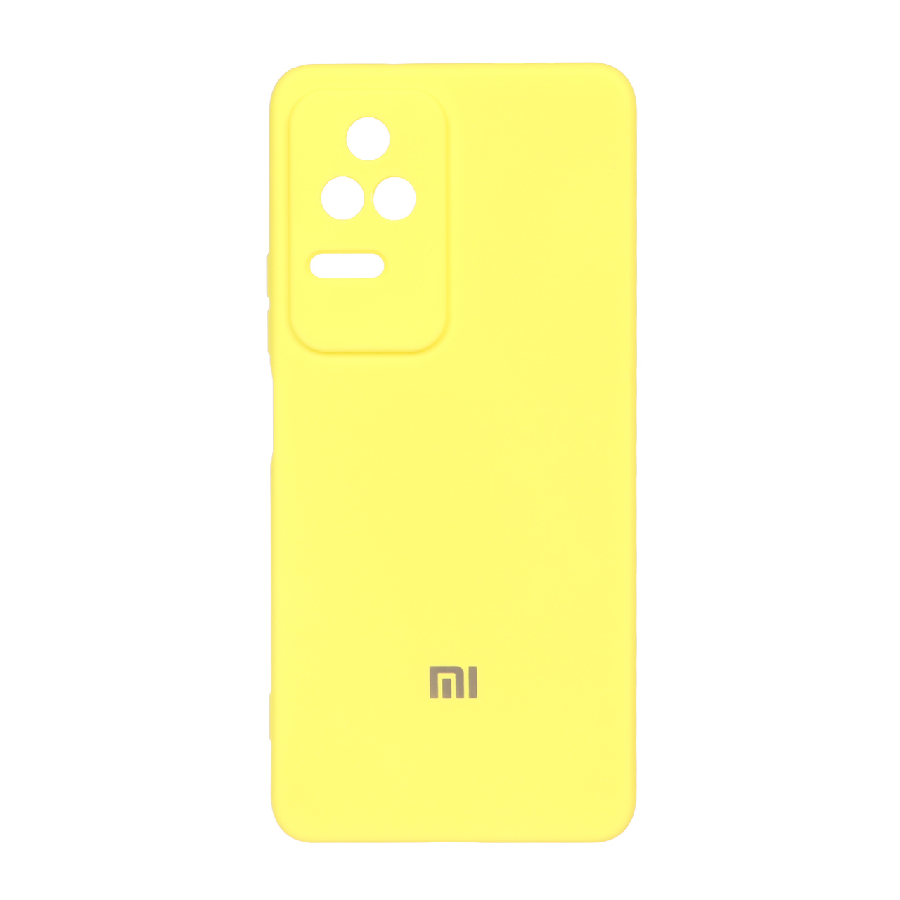 قاب سیلیکونی High-Copy لوگودار Xiaomi Poco F4 / K30S - زرد