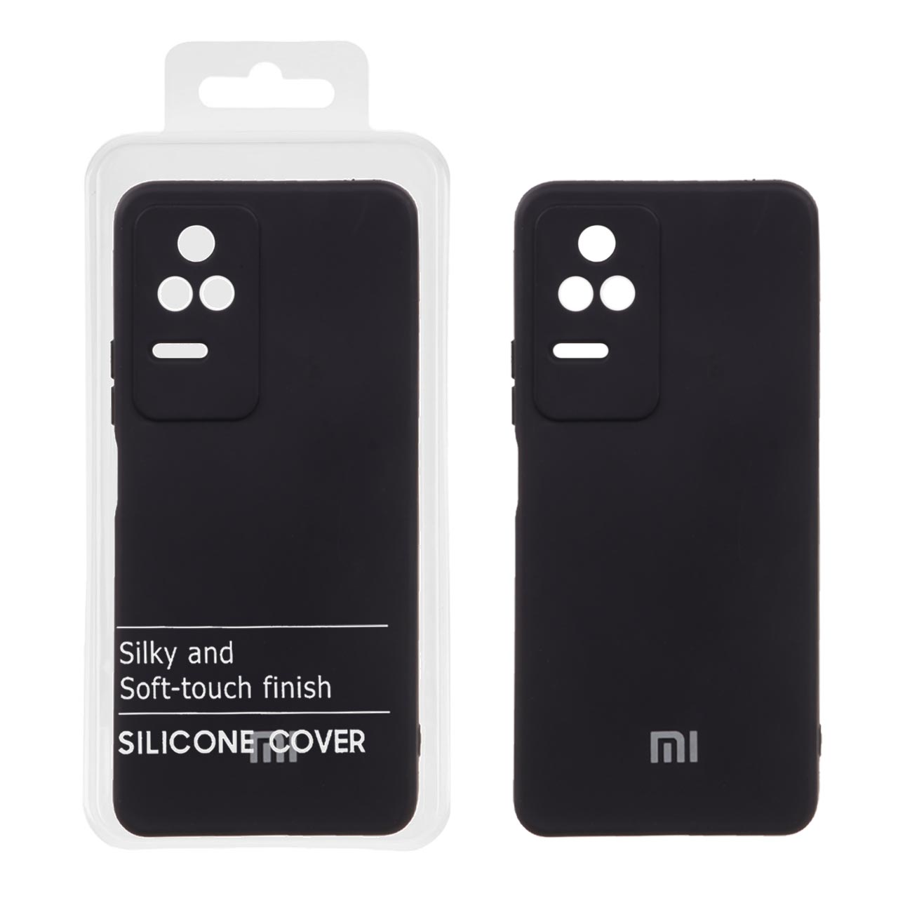 قاب نیو سیلیکون محافظ لنزدار Xiaomi Poco F4 - RFF - سرمه ای تیره