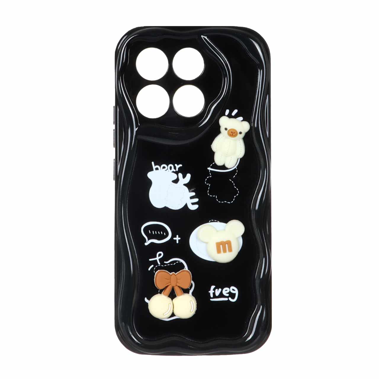 قاب کنگره ای عروسکی برجسته فانتزی Xiaomi Poco F6 Pro