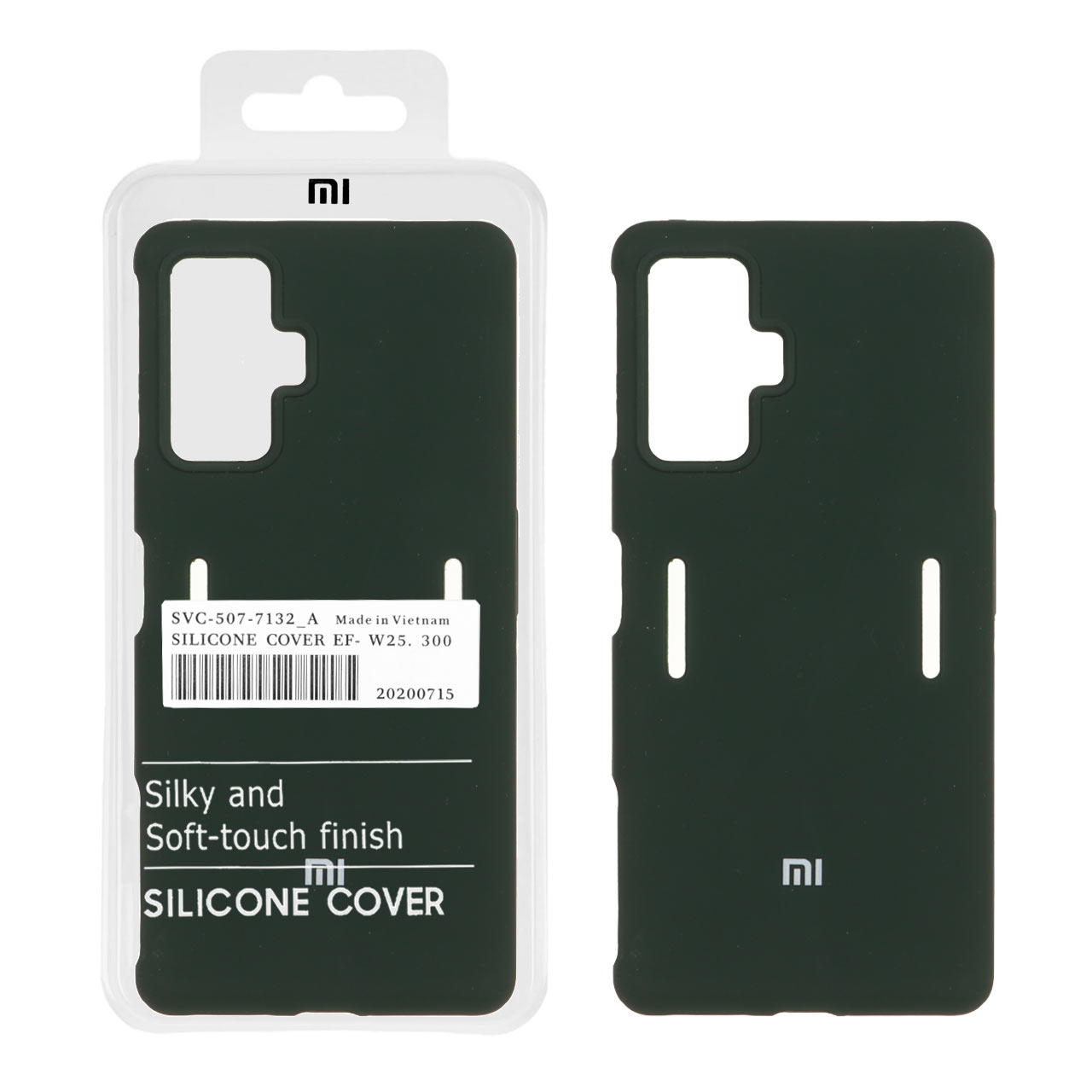 قاب سیلیکونی پاک کنی اورجینال درجه یک Xiaomi Poco F4 GT / Redmi K50 Gaming - سبز تیره