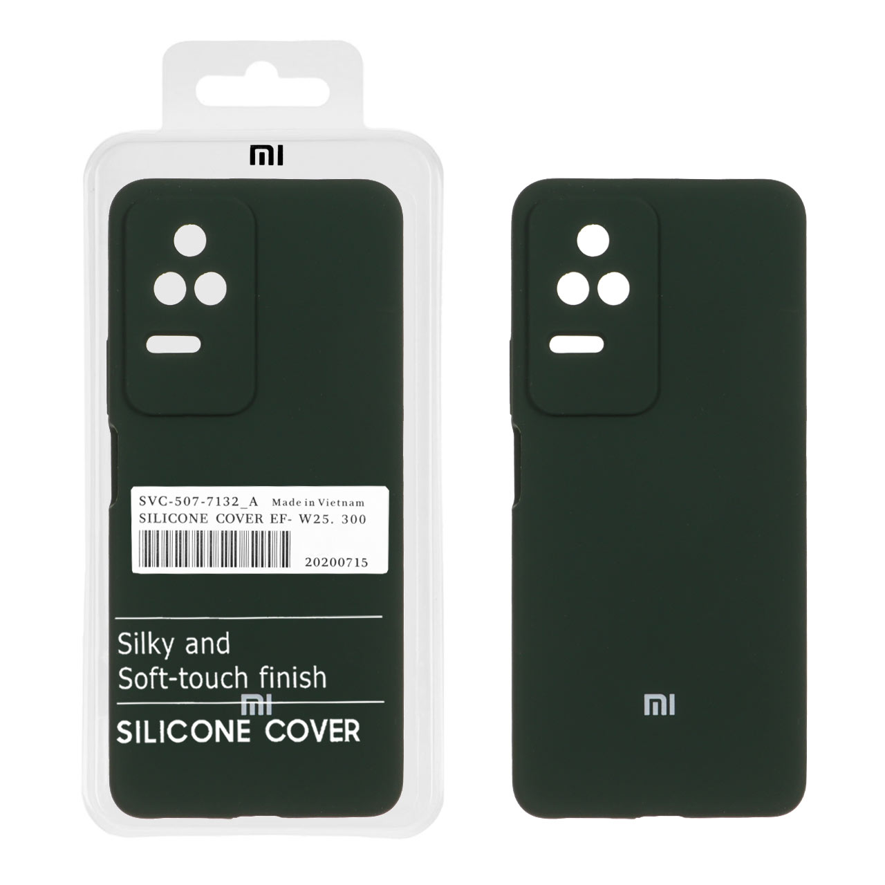 قاب سیلیکونی پاک کنی اورجینال درجه یک Xiaomi Poco F4 / K30S - سبز تیره