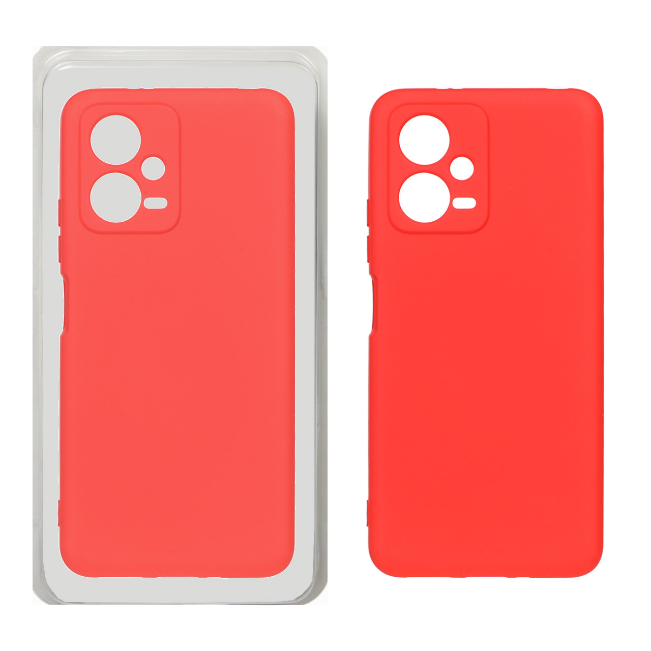 قاب سیلیکونی High Copy مدل AKB - Xiaomi Redmi Note 12 5G / Poco X5 5G - قرمز