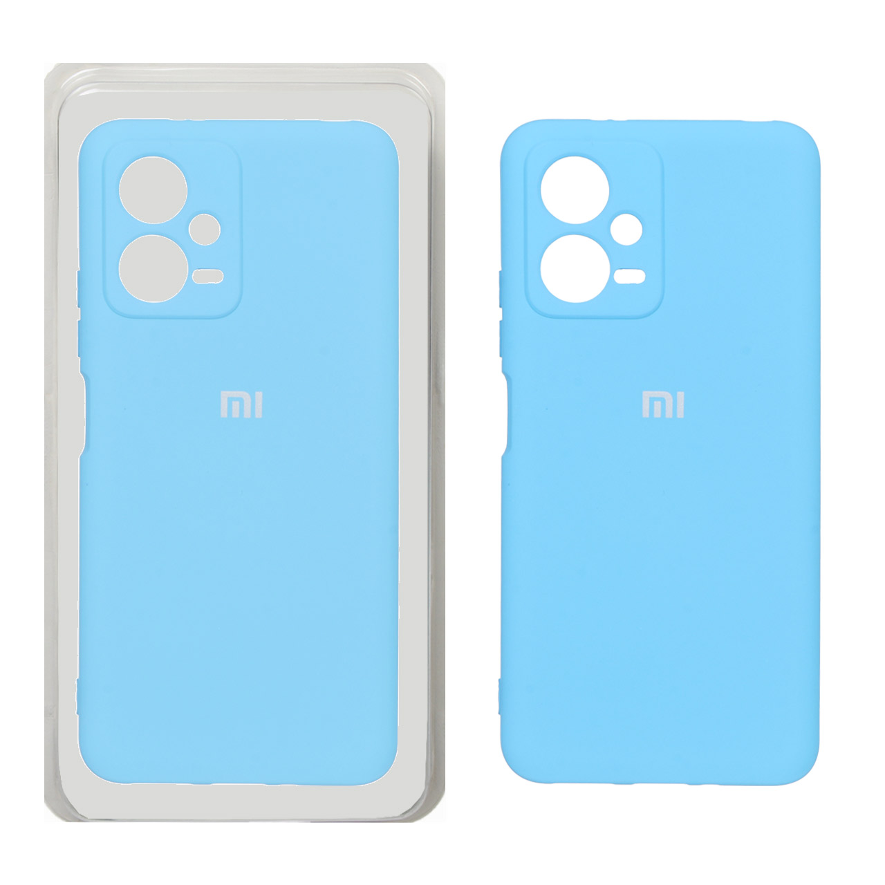 قاب سیلیکونی High Copy مدل AKB - Xiaomi Redmi Note 12 5G / Poco X5 5G - آبی
