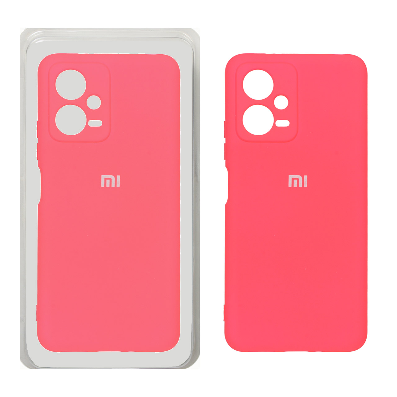 قاب سیلیکونی High Copy مدل AKB - Xiaomi Redmi Note 12 5G / Poco X5 5G - سرخابی فانتزی