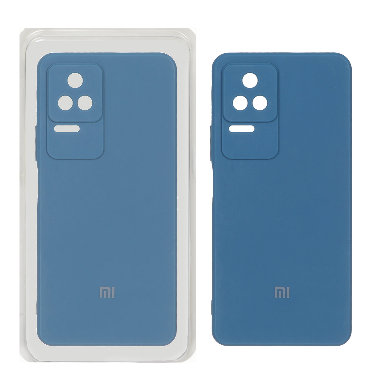 قاب سیلیکونی High Copy مدل AKB - Xiaomi Poco F4 / K40S - آبی تیره