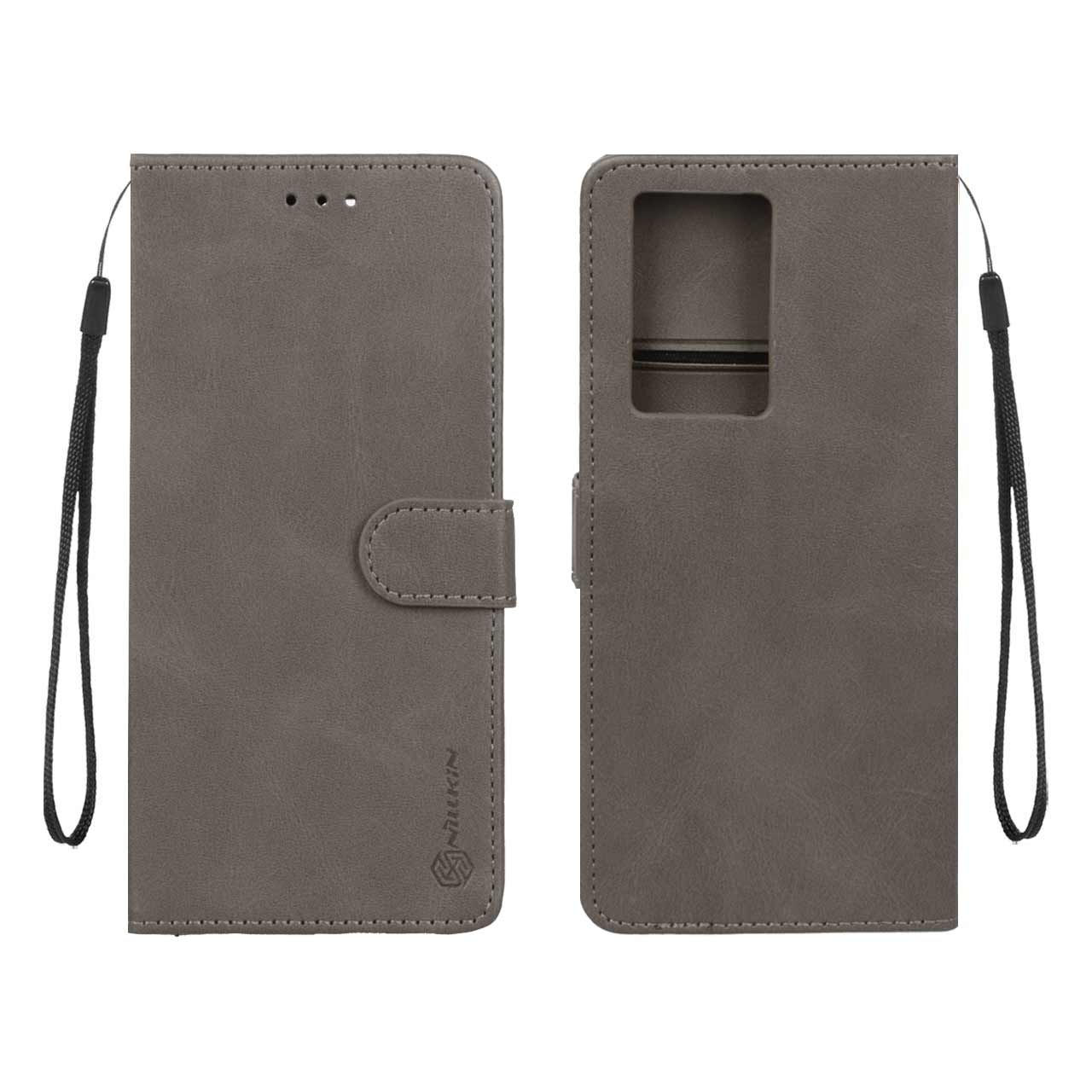 کیف موبایل مگنتی Nillkin مدل Xiaomi Poco F5 Pro / Redmi K60 - طوسی
