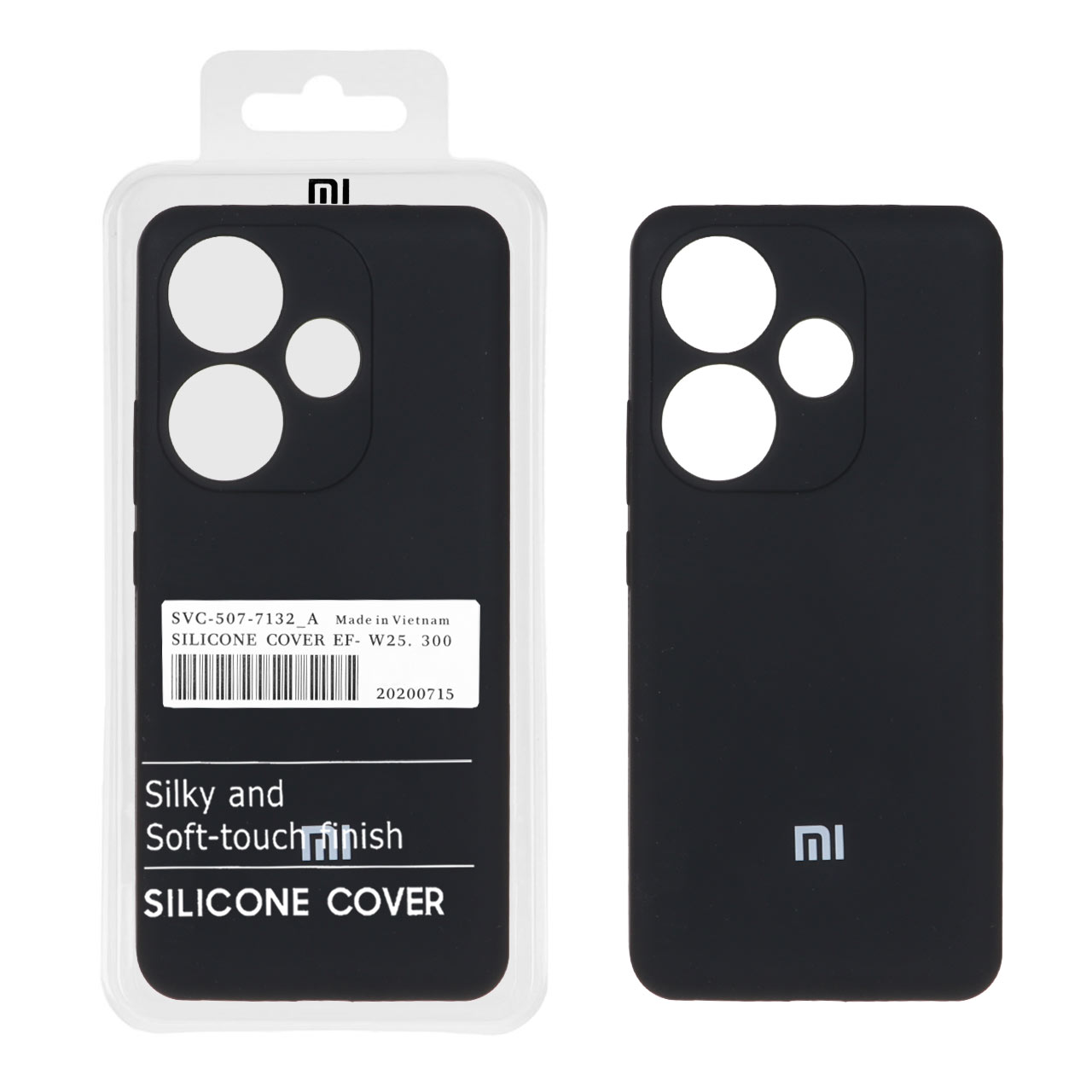 قاب سیلیکونی پاک کنی اورجینال درجه یک Xiaomi Poco F6 5G - مشکی