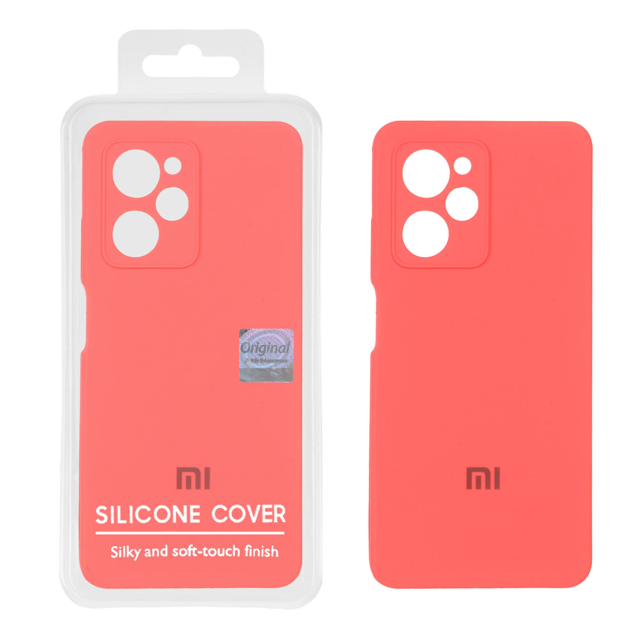 قاب سیلیکونی پاک کنی اورجینال Master Quality مدل Xiaomi Poco X5 Pro 5G - مرجانی