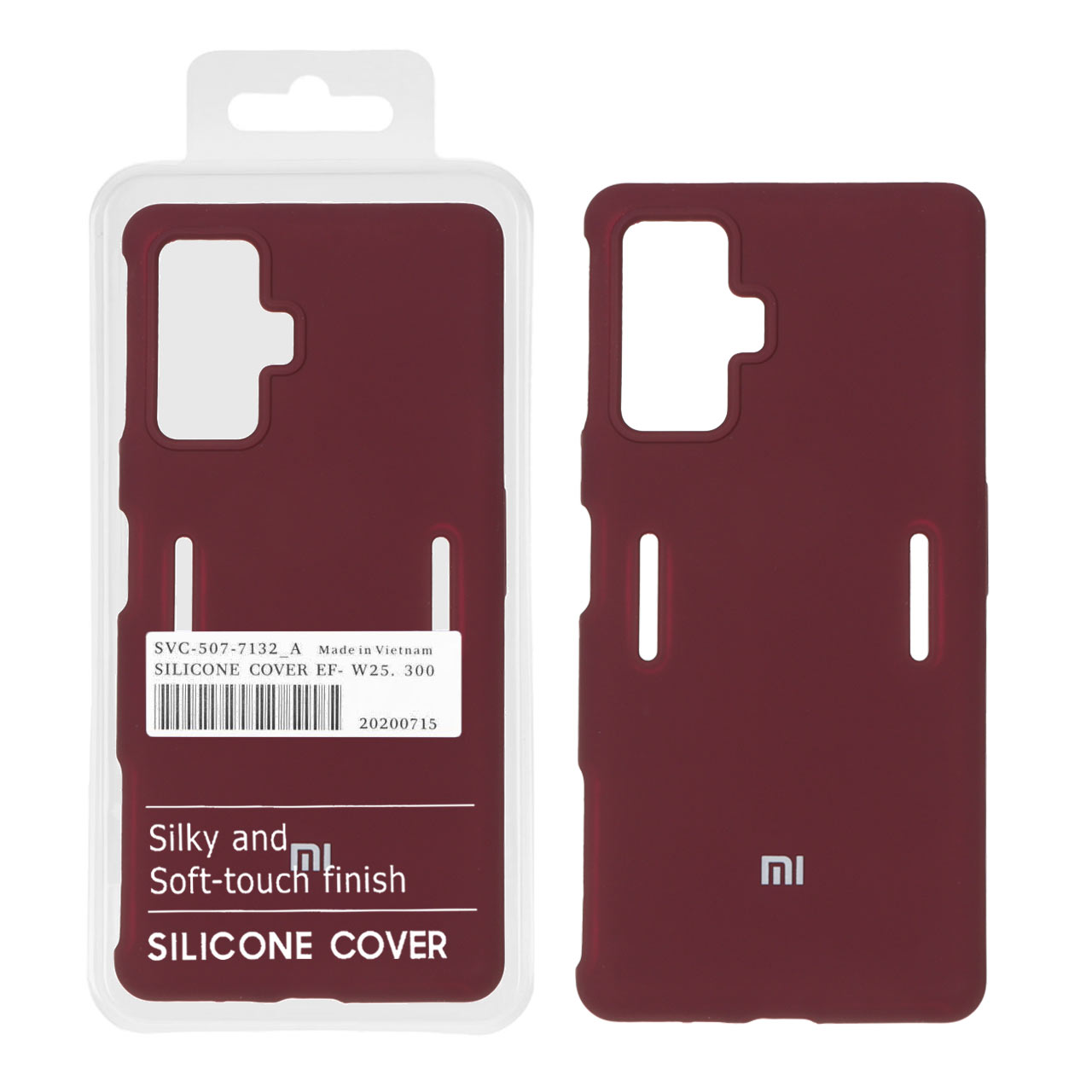 قاب سیلیکونی پاک کنی اورجینال درجه یک Xiaomi Poco F4 GT / Redmi K50 Gaming - زرشکی