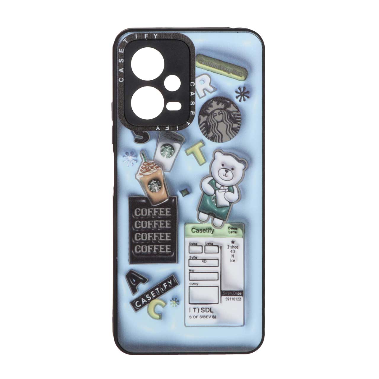 قاب casetify طرح 3D آینه ای Xiaomi Redmi Note 12 5G / Poco X5 5G