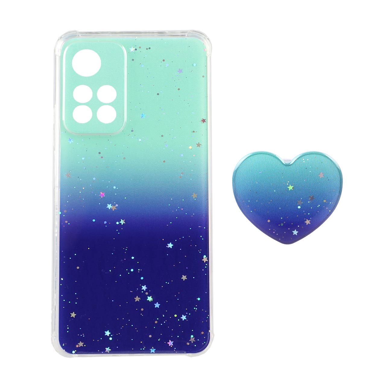 قاب پاپ سوکت دار ستاره ای محافظ لنزدار Xiaomi Poco X4 NFC / Note 11 Pro