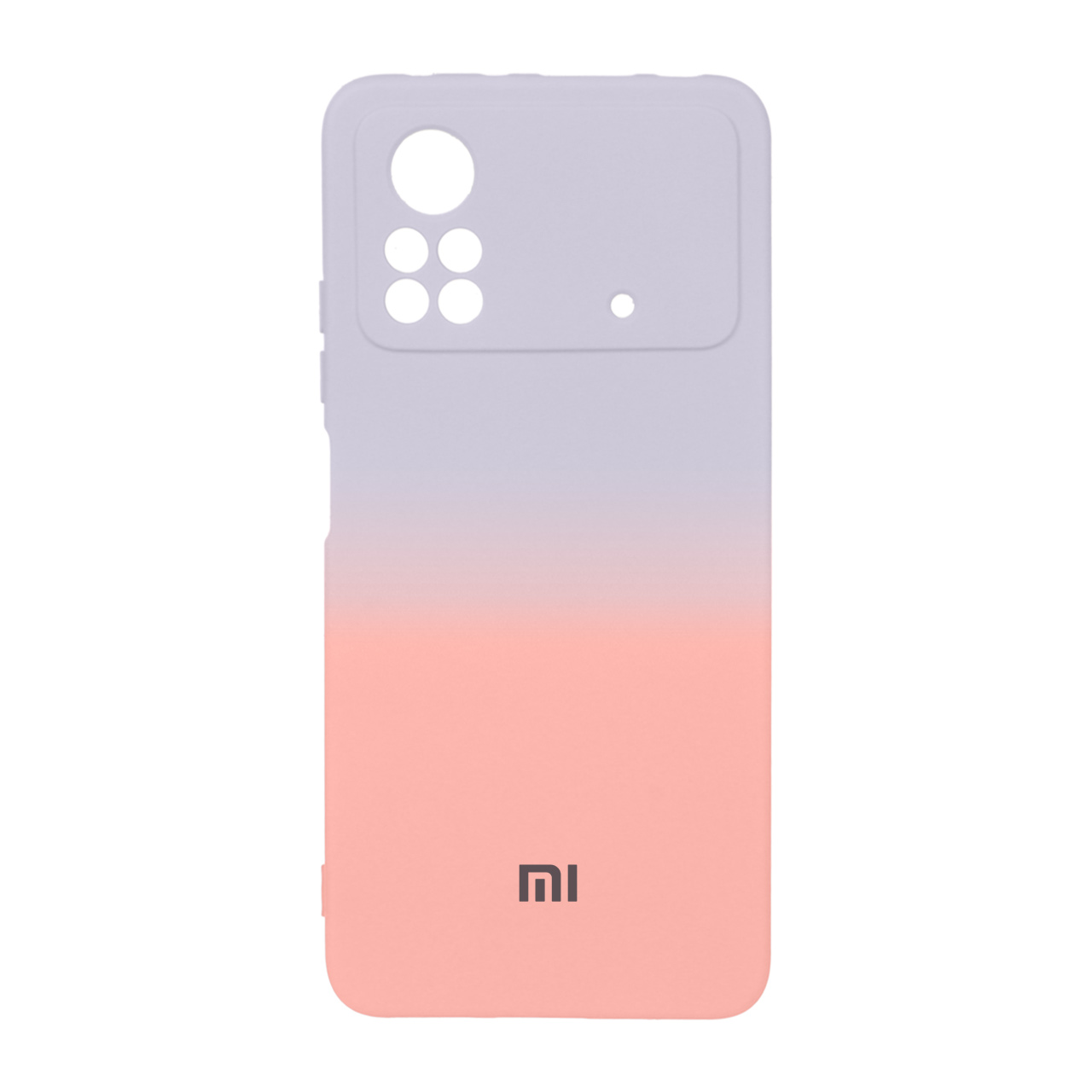 قاب سیلیکونی دو رنگ محافظ لنزدار Xiaomi Poco X4 Pro-5G