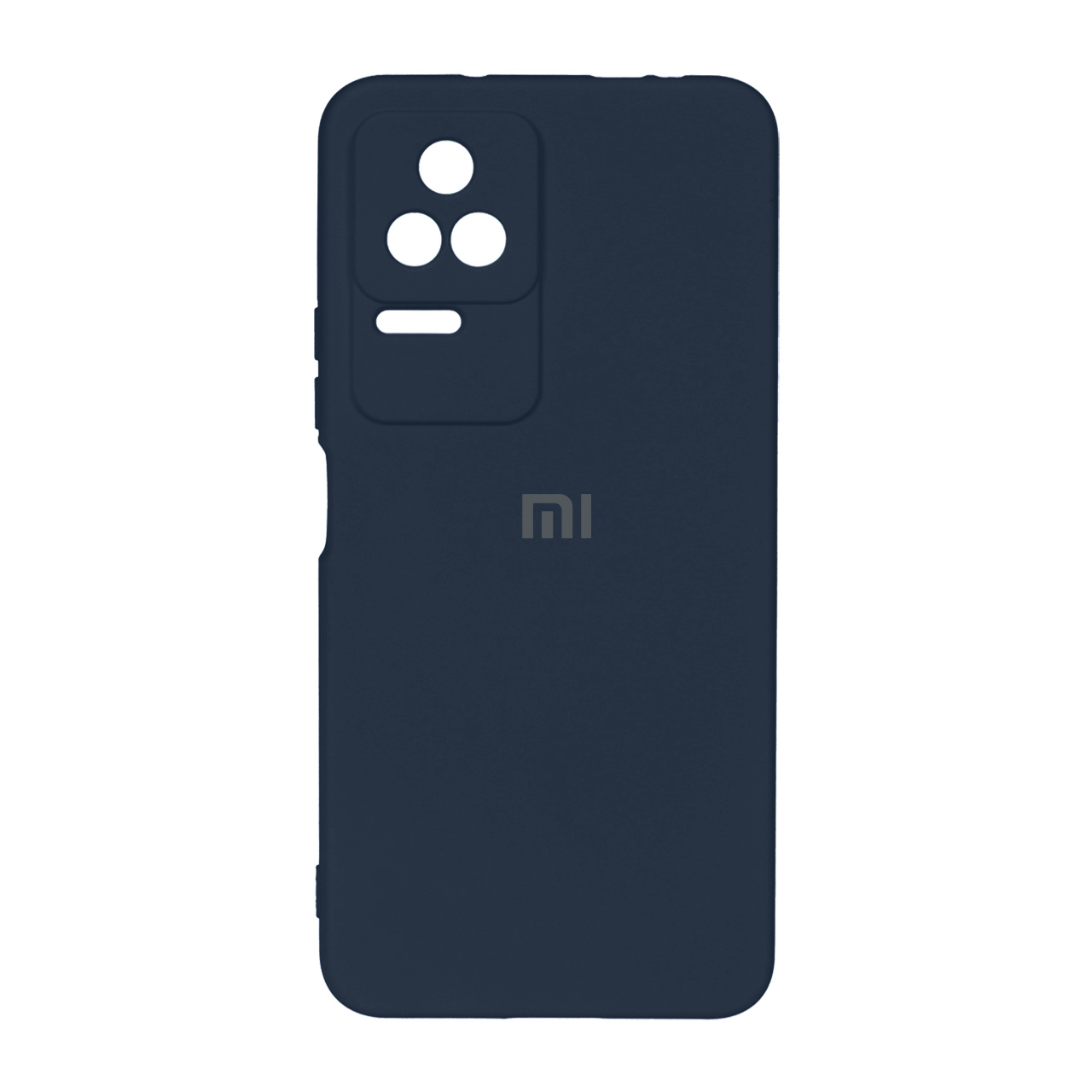 قاب سیلیکونی زیر بسته محافظ لنزدار Xiaomi Redmi Poco F4 - سرمه ای