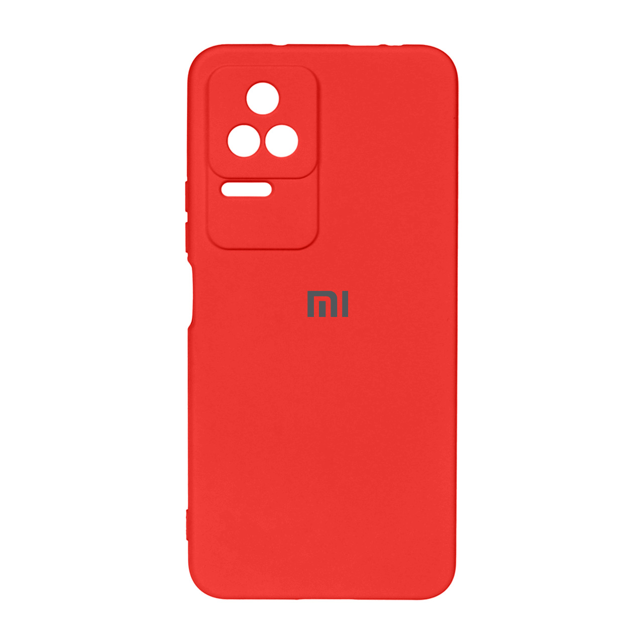 قاب سیلیکونی زیر بسته محافظ لنزدار Xiaomi Redmi Poco F4 - قرمز