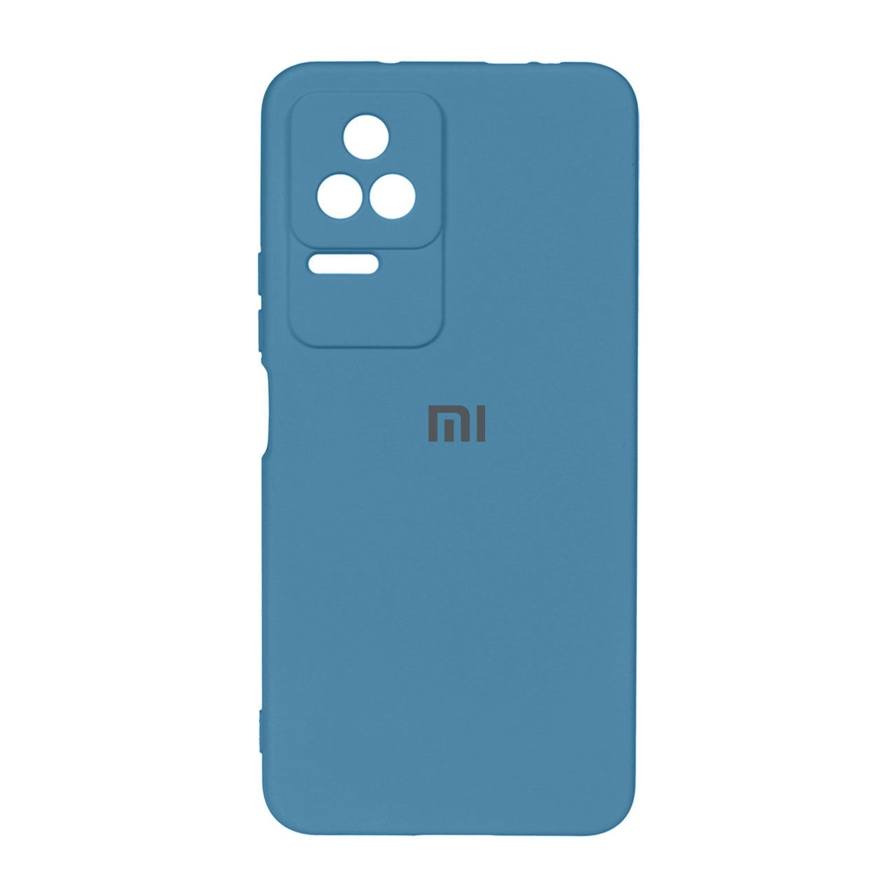 قاب سیلیکونی زیر بسته محافظ لنزدار Xiaomi Redmi Poco F4 - آبی