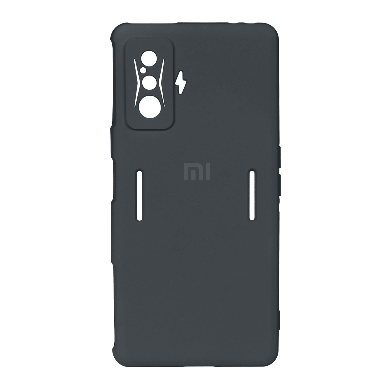 قاب سیلیکونی زیر بسته محافظ لنزدار Xiaomi Redmi Poco F4 GT - خاکستری