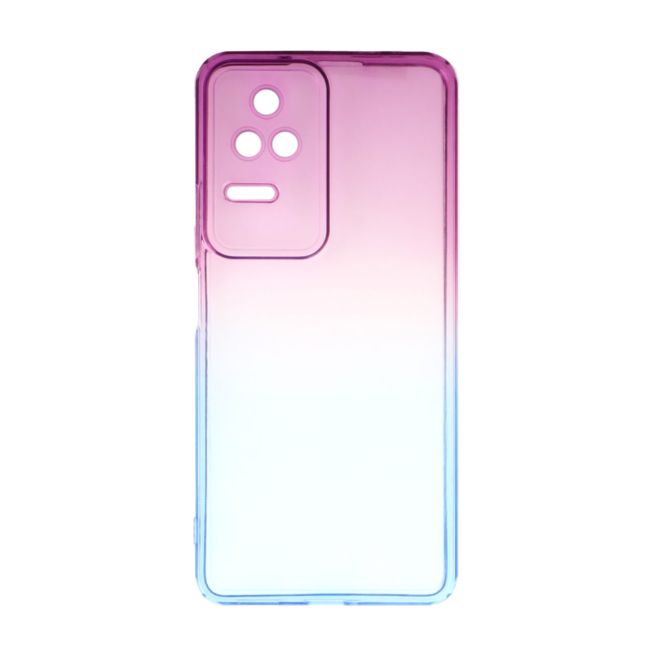 قاب ژله ای دو رنگ ساده محافظ لنزدار Xiaomi Poco F4 / Redmi K40S
