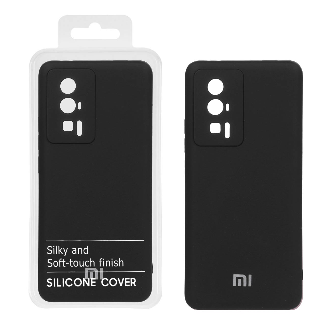 قاب نیو سیلیکون محافظ لنزدار Xiaomi Poco F5 Pro - RFF - مشکی