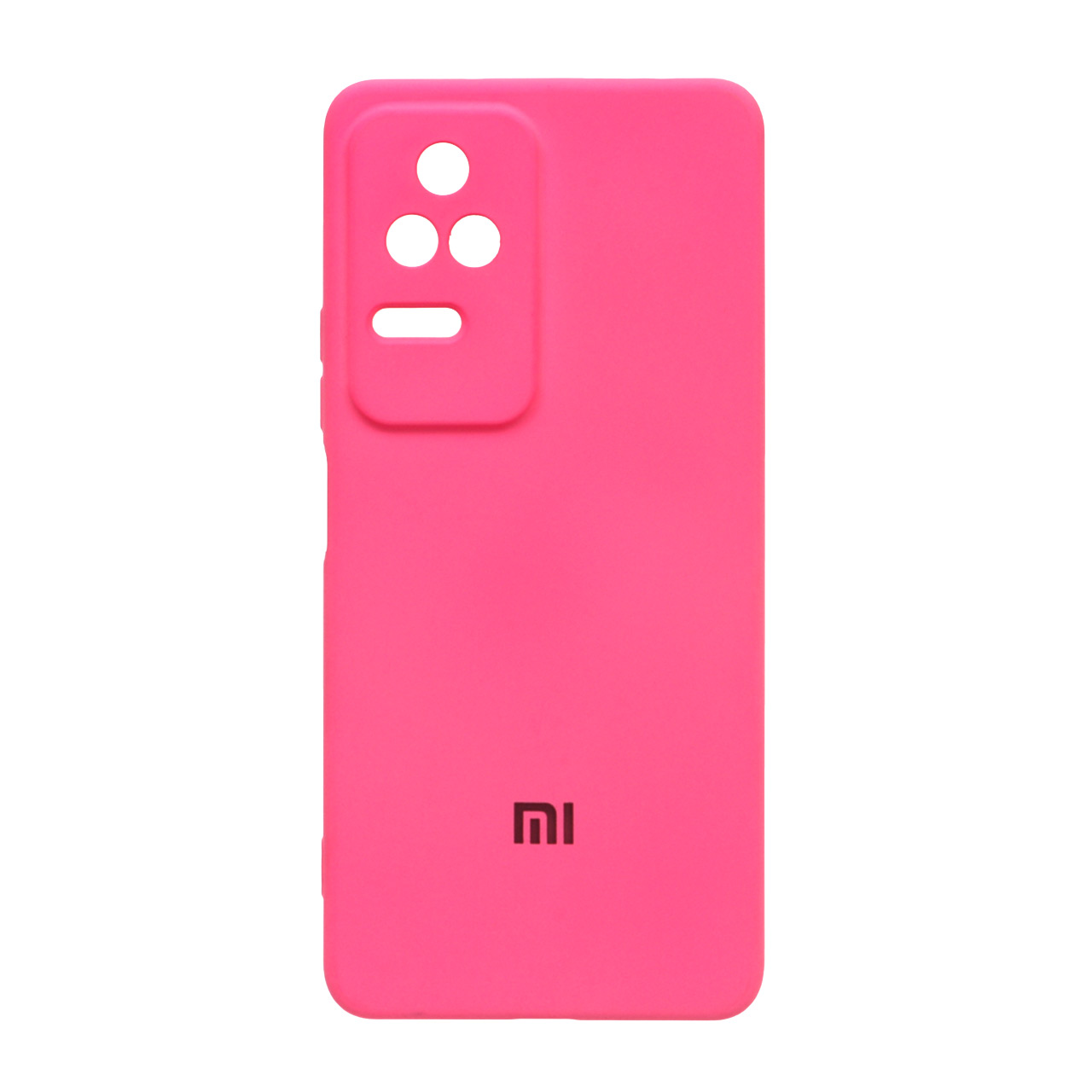 قاب سیلیکونی High-Copy لوگودار Xiaomi Poco F4 - صورتی