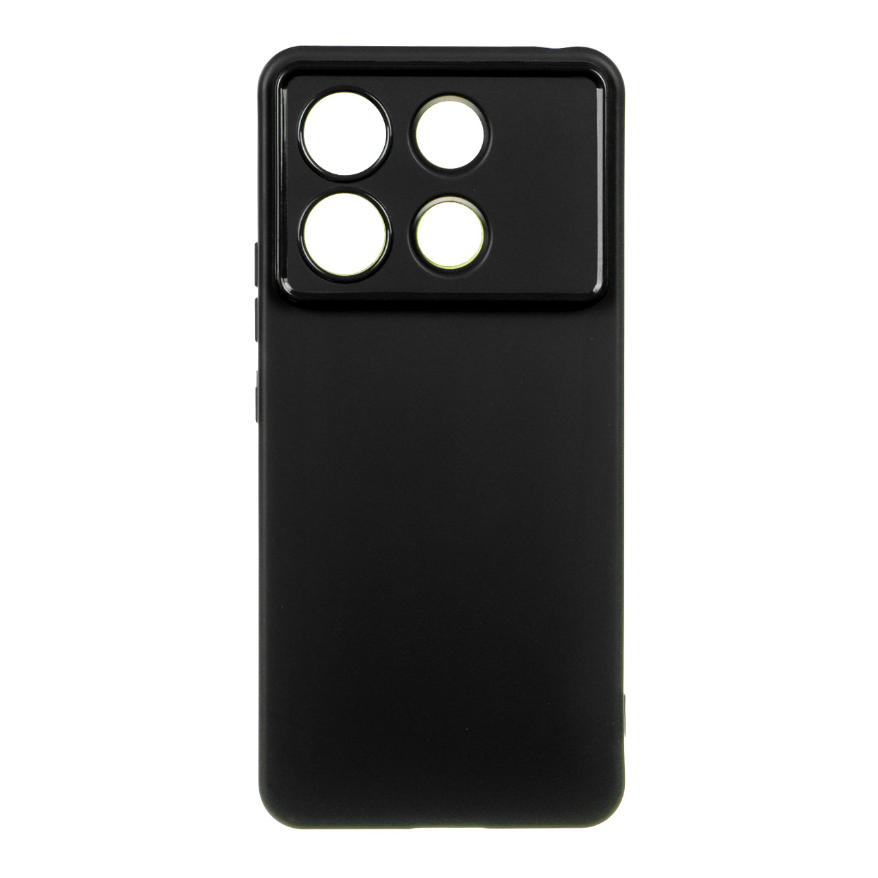 قاب طرح سیلیکون دور لنز براق Xiaomi Redmi Note 13 Pro 5G / Poco X6 5G - مشکی