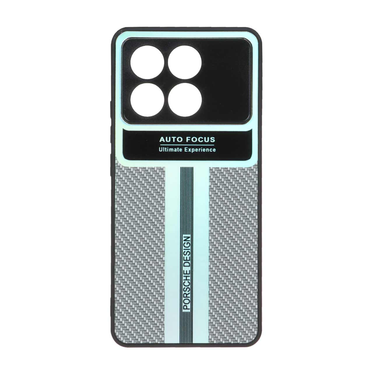 قاب آینه ای Porsche Design طرح کربن Xiaomi Poco X6 Pro 5G / Redmi K70E - سفید