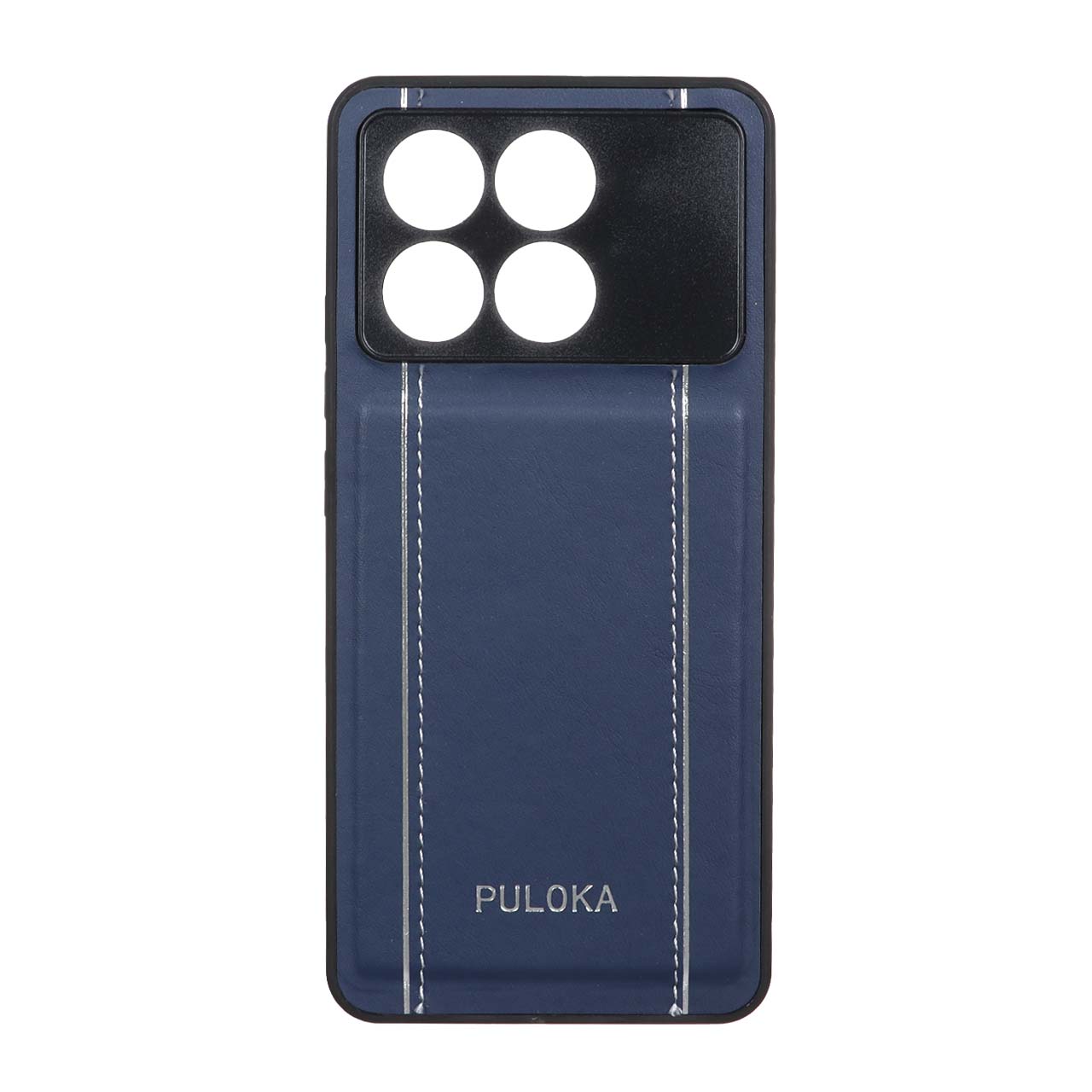 قاب Puloka نقره دوخت Xiaomi Poco X6 Pro 5G / Redmi K70E - سرمه ای